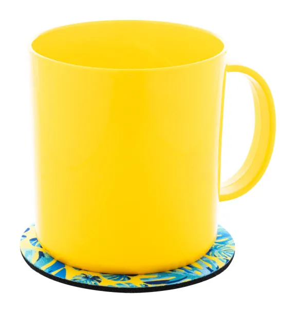CreaFelt Drink Plus RPET podmetač od filca, krug Bijela