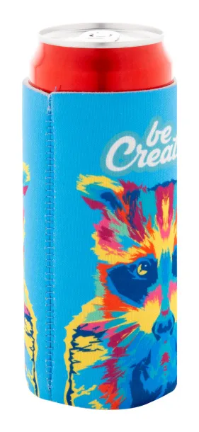 PrintCan Slim RPET personalizirani omotač za rashlađivanje za limenke Bijela