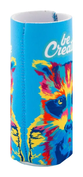 PrintCan Slim RPET personalizirani omotač za rashlađivanje za limenke Bijela