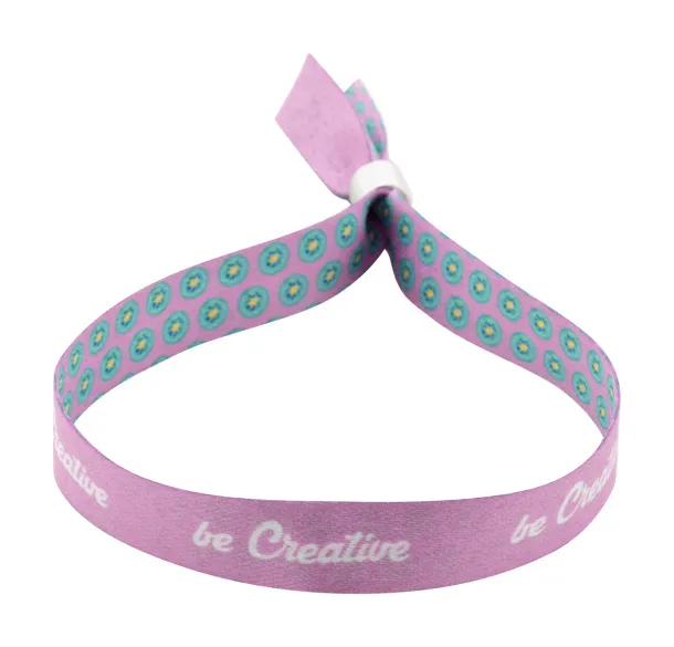SuboWrist Alloy personalizirana RPET festivalska narukvica Bijela