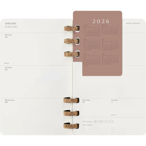  MOLESKINE spiral planner Crna