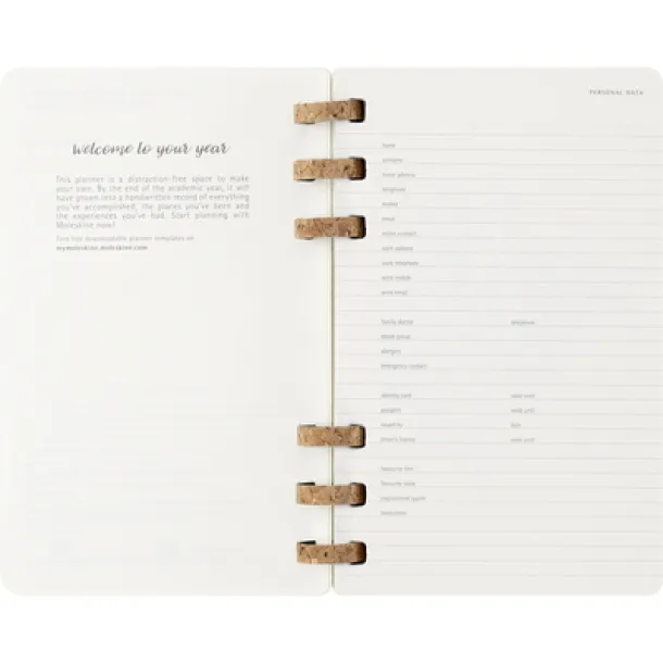  MOLESKINE spiral planner black