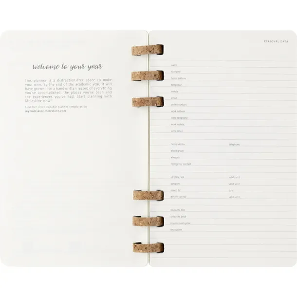  MOLESKINE spiral planner black