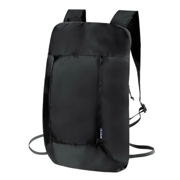  Foldable RPET backpack black