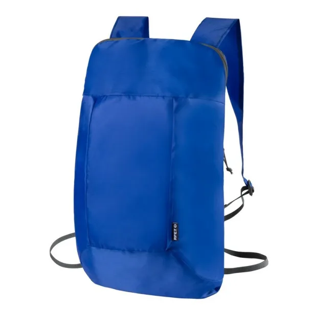  Foldable RPET backpack blue