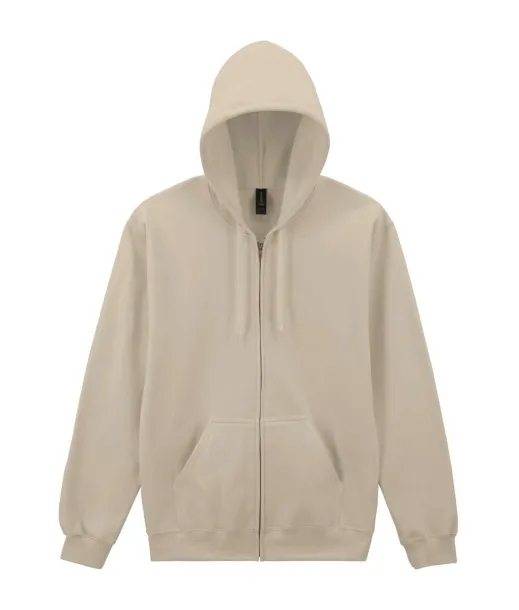 SOFTSTYLE® Flis hoodie s patentnim zatvaračem, 285 g/m2 - Gildan Sand
