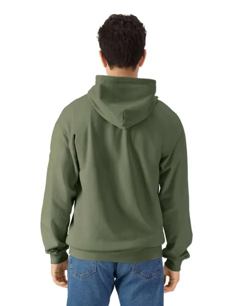 SOFTSTYLE® Flis hoodie s patentnim zatvaračem, 285 g/m2 - Gildan Military Green