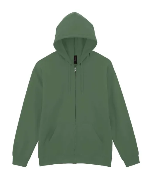 SOFTSTYLE® Flis hoodie s patentnim zatvaračem, 285 g/m2 - Gildan Military Green