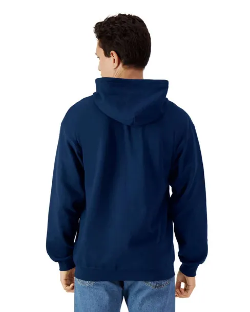 SOFTSTYLE® MIDWEIGHT FLEECE ADULT FULL ZIP HOODED SWEATSHIRT - Gildan Navy