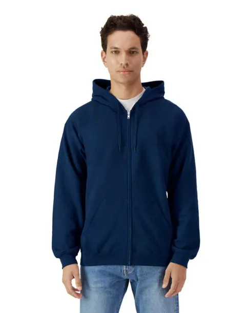 SOFTSTYLE® Flis hoodie s patentnim zatvaračem, 285 g/m2 - Gildan Mornarsko plava