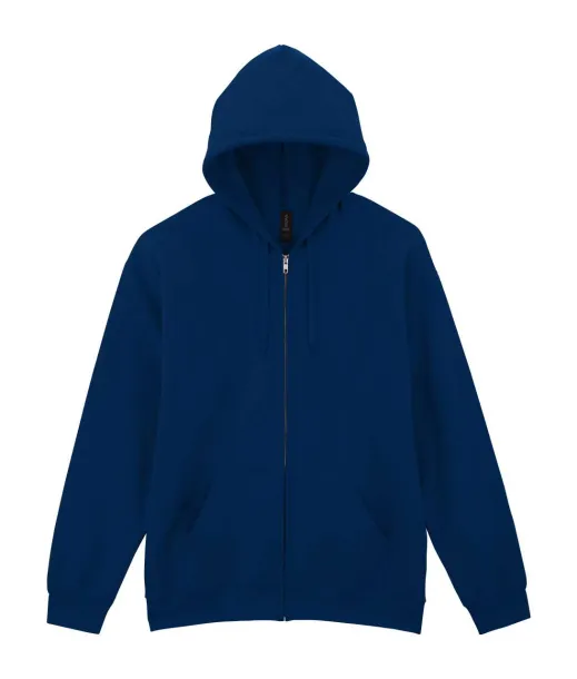 SOFTSTYLE® MIDWEIGHT FLEECE ADULT FULL ZIP HOODED SWEATSHIRT - Gildan Navy