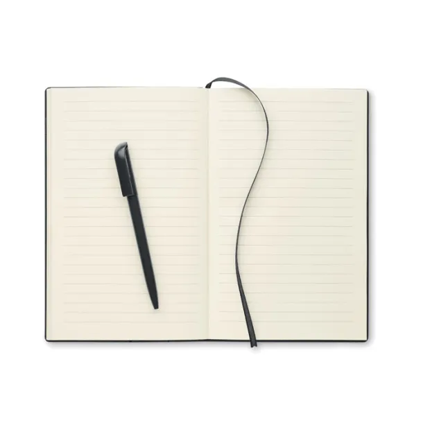 NOTA A5 PU notes s kemijskom olovkom Crna