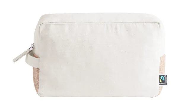 Ferbax Fairtrade cosmetic bag Natural