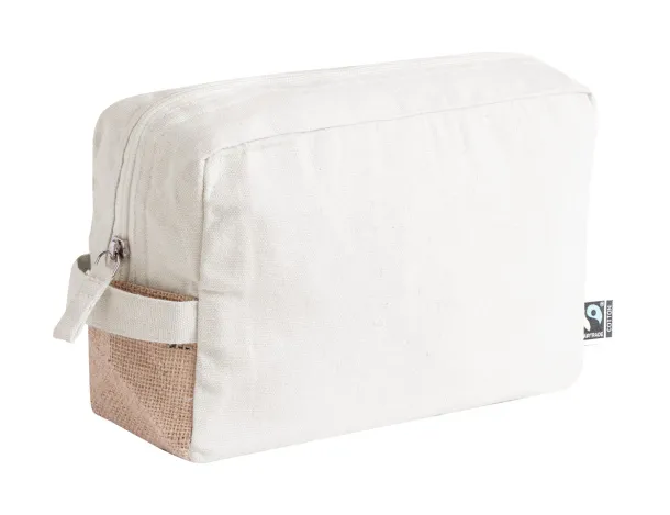 Ferbax Fairtrade cosmetic bag Natural