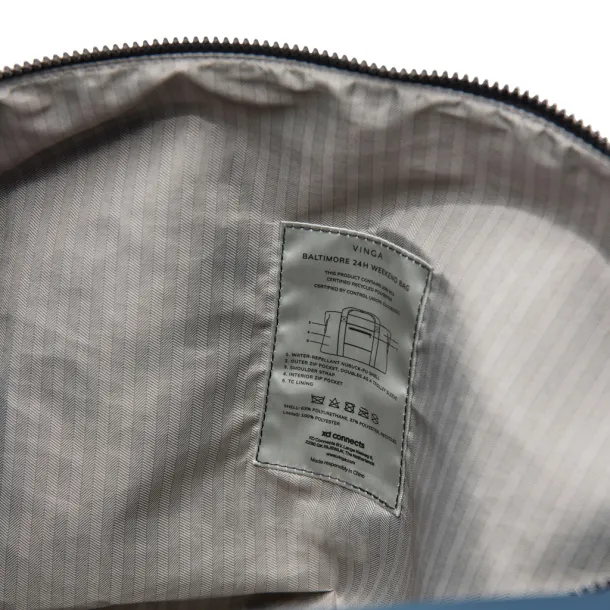 VINGA Baltimore RCS 24h weekend bag - Vinga navy