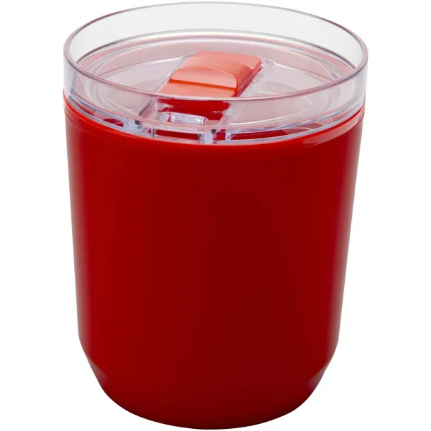 Hudson reciklirana plastična šalica s dvije stijenke, 180 ml Crvena