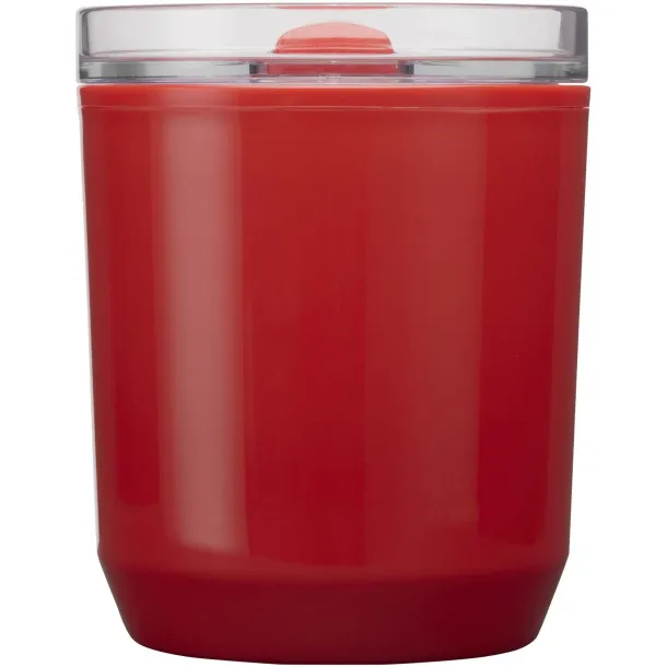Hudson reciklirana plastična šalica s dvije stijenke, 180 ml Crvena