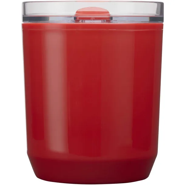 Hudson 180 ml recycled plastic double-wall tumbler Red