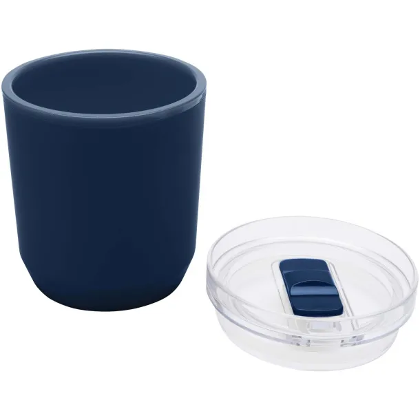 Hudson 180 ml recycled plastic double-wall tumbler Navy Blue
