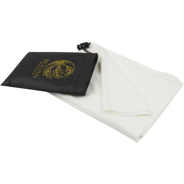 Lucas RPET sport towel 50x100 cm White