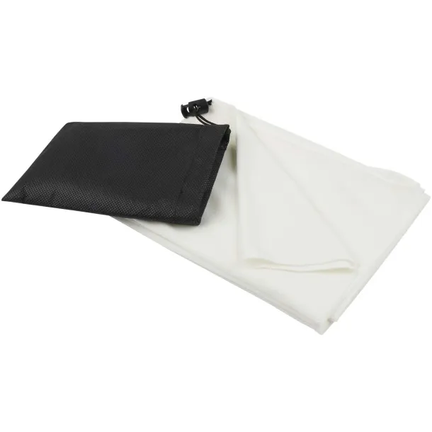 Lucas RPET sport towel 50x100 cm White