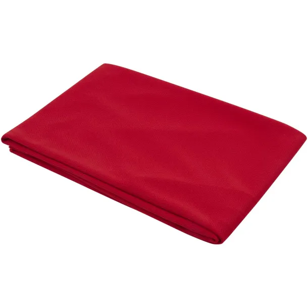 Lucas RPET sport towel 50x100 cm Red