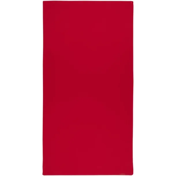Lucas RPET sport towel 50x100 cm Red