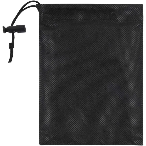 Lucas RPET sportski ručnik, 50x100 cm Solid black