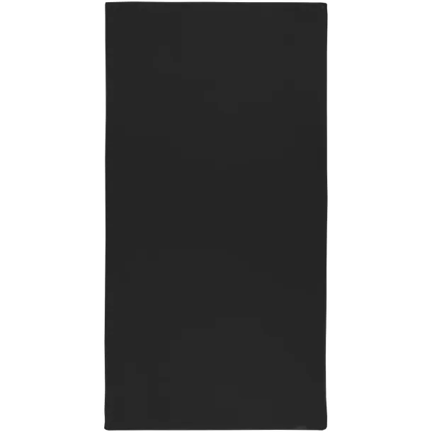 Lucas RPET sportski ručnik, 50x100 cm - 140 g/m² Crna
