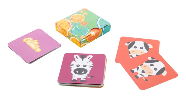 Minimor custom memory game, animals White
