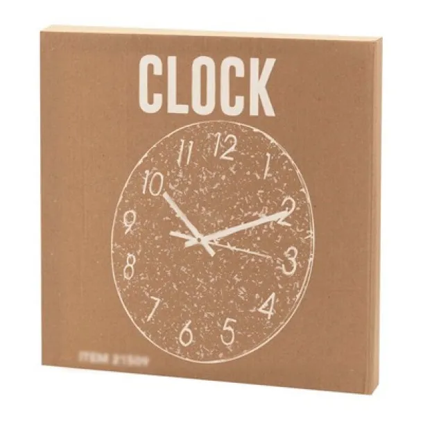  Cork wall clock beige