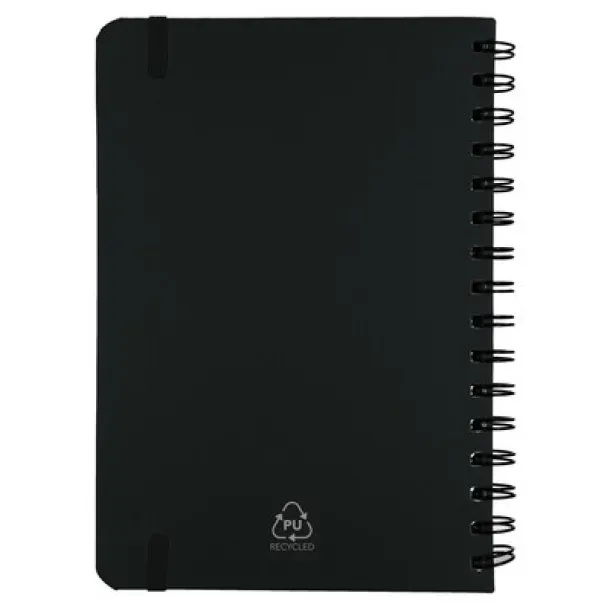  Spiralni notes, cca A5 black