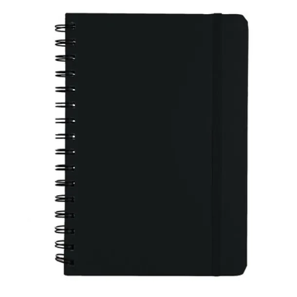  Spiralni notes, cca A5 black