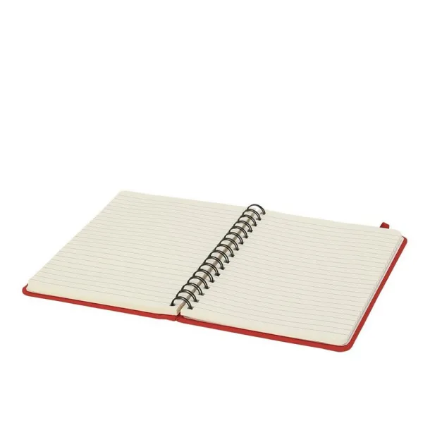  Spiralni notes, cca A5 red