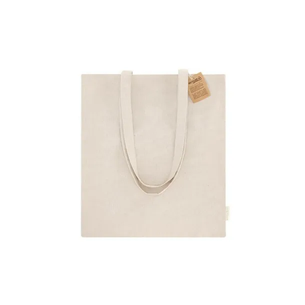  Recycled cotton shopping bag beige