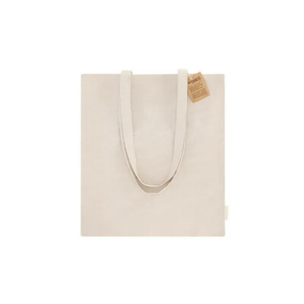  Recycled cotton shopping bag beige