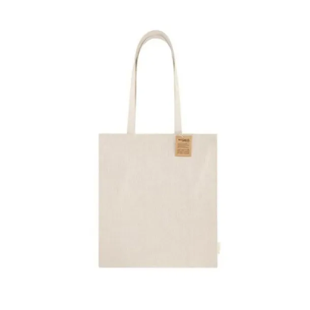  Recycled cotton shopping bag beige