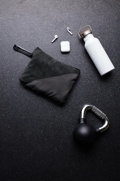  VINGA RPET active dry ručnik, 40x80 - Vinga Crna 