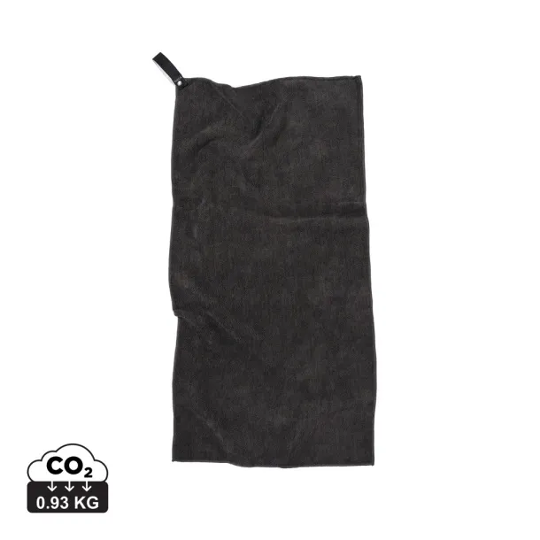  VINGA RPET active dry towel 40x80 - Vinga black 