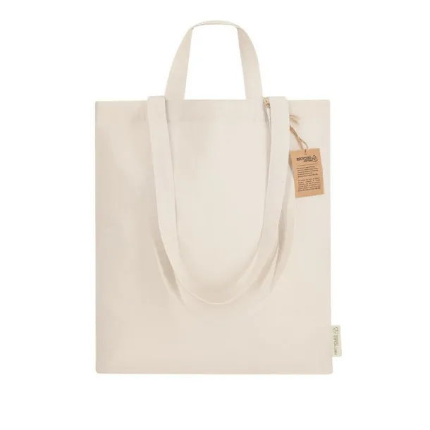  Recycled cotton shopping bag beige