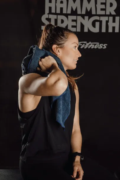  VINGA RPET active dry towel 40x80 - Vinga Plava 