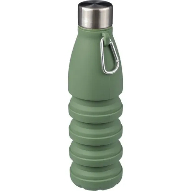  Foldable sports bottle 550 ml with carabiner 45533C