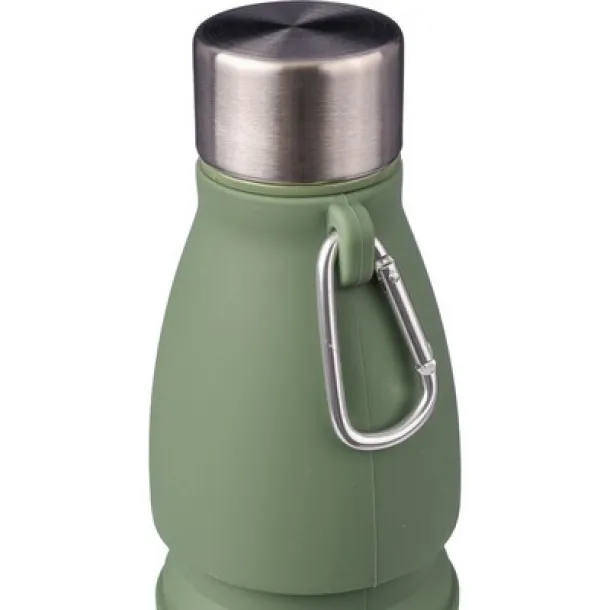  Foldable sports bottle 550 ml with carabiner 45533C