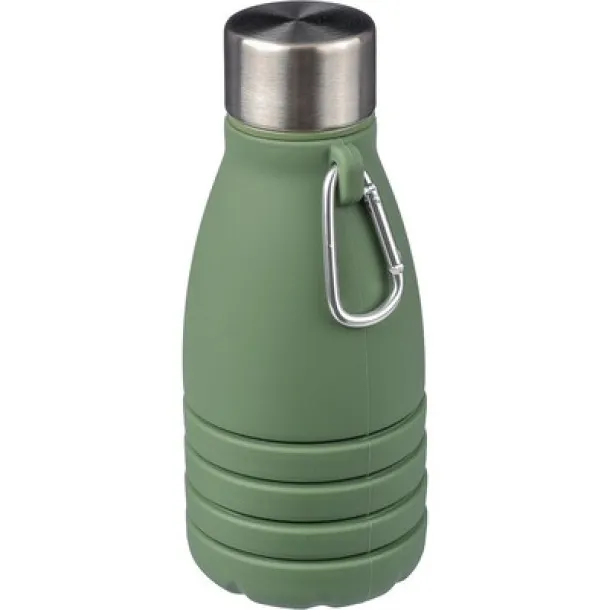  Foldable sports bottle 550 ml with carabiner 45533C