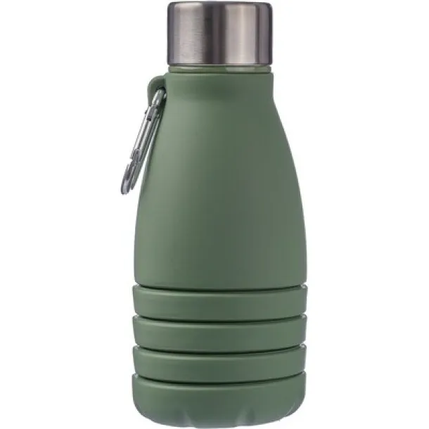  Foldable sports bottle 550 ml with carabiner 45533C