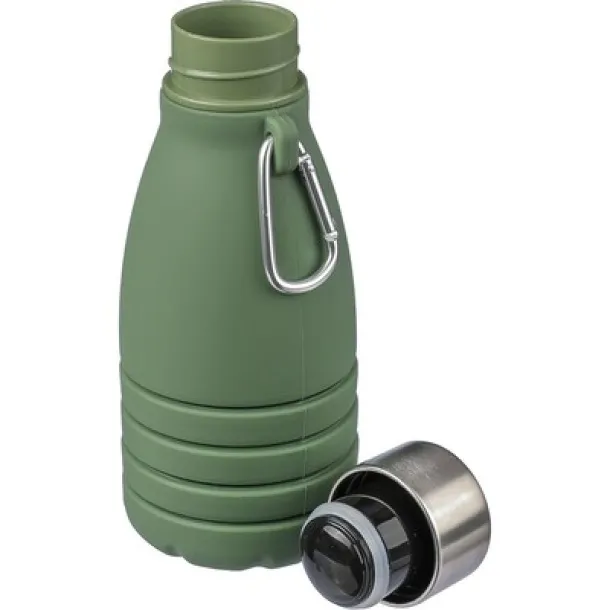  Foldable sports bottle 550 ml with carabiner 45533C