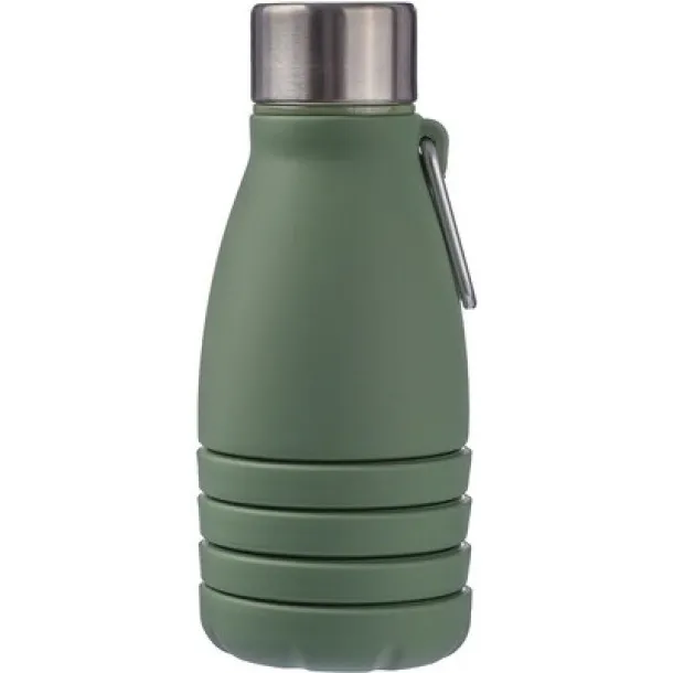  Foldable sports bottle 550 ml with carabiner 45533C