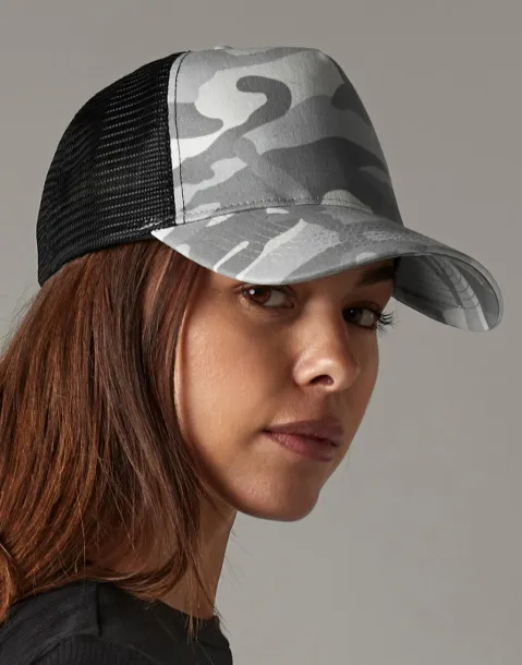  Camo Snapback Trucker - Beechfield