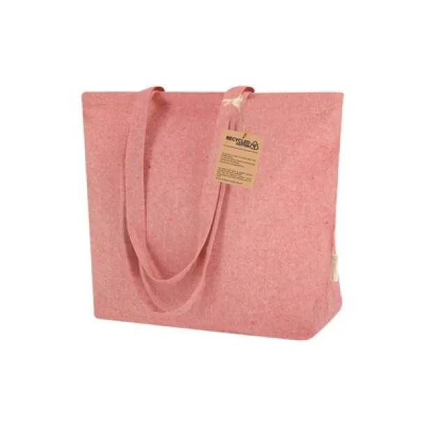  Recycled cotton shopping bag Crvena