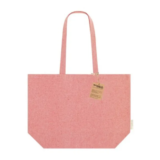  Recycled cotton shopping bag Crvena